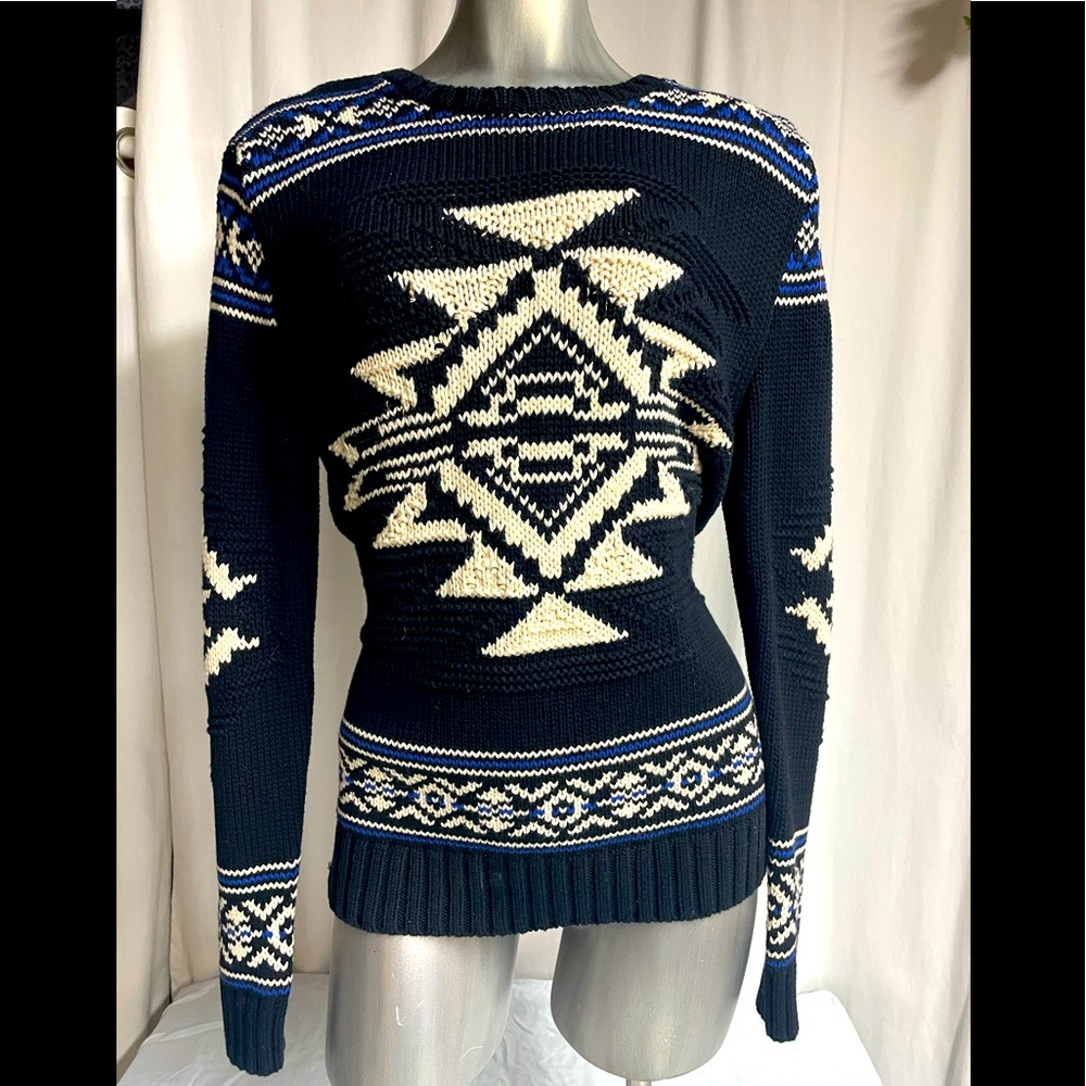 Polo Ralph Lauren thick, knit sweater. Marked as 18 - 20 but fits as an adult S